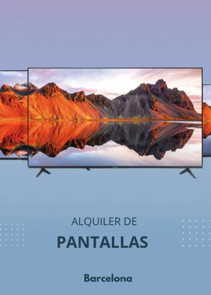 alquiler pantallas barcelona