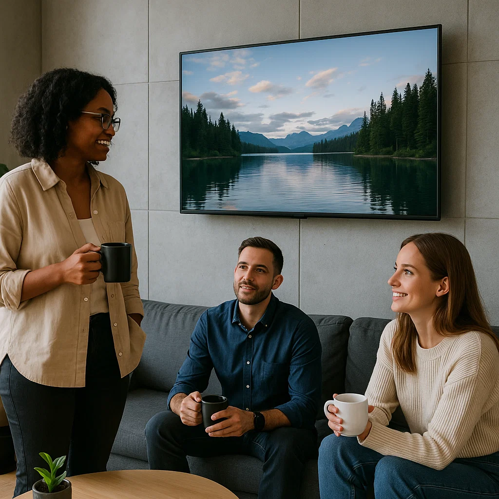 alquiler de tv para empresas en Barcelona