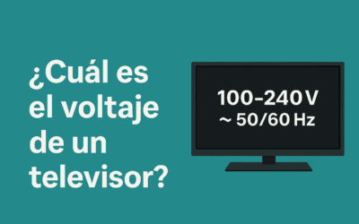 Cual es el voltaje de un televisor