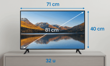 Qué tamaño es un televisor de 32 pulgadas