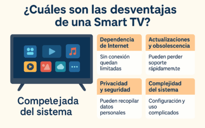 ¿Qué desventajas tiene una Smart TV?